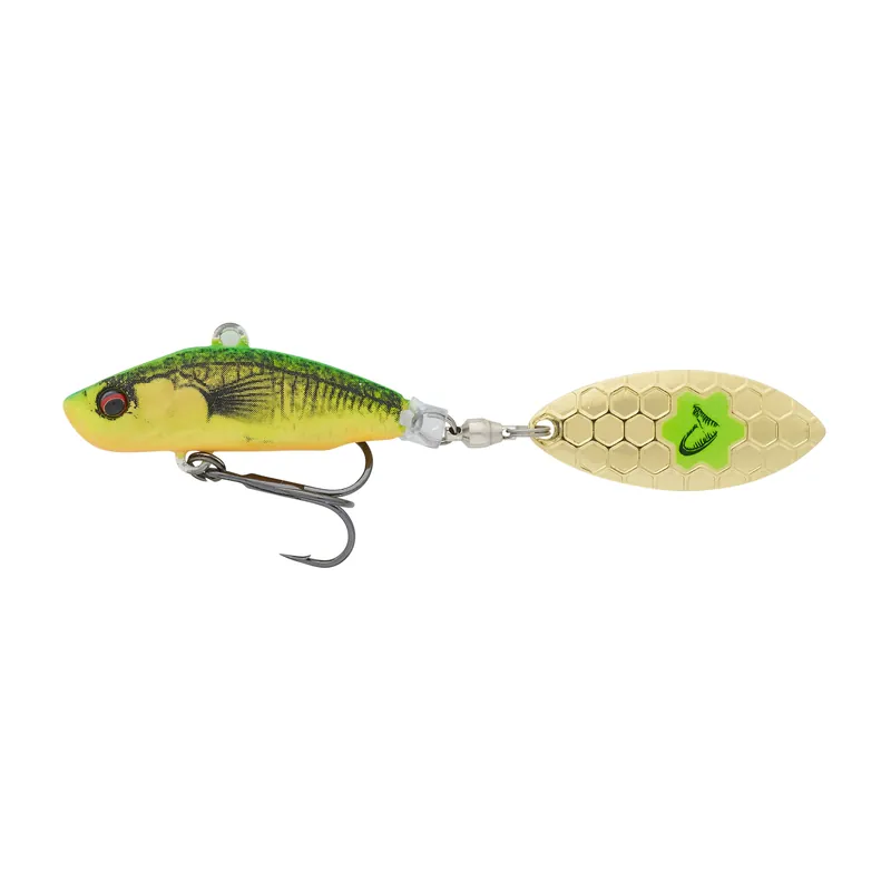 3D Sticklebait Tailspin 8cm - Mycket efterfrågad
