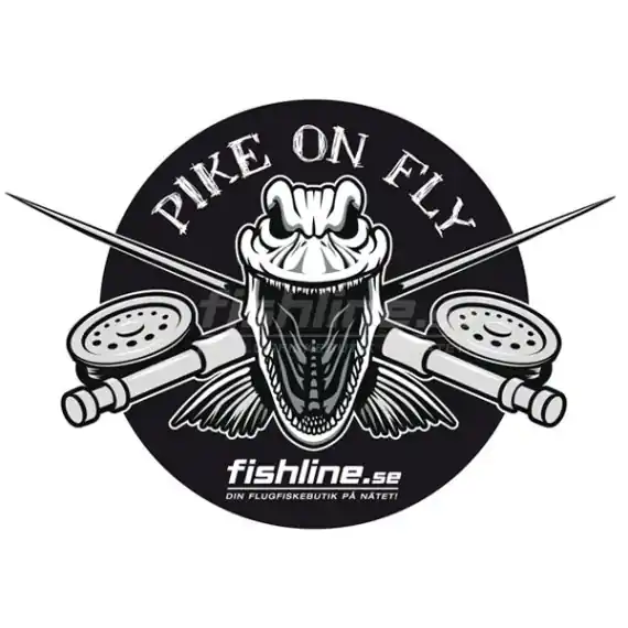 Bästsäljare | Fishline Pike on Fly sticker