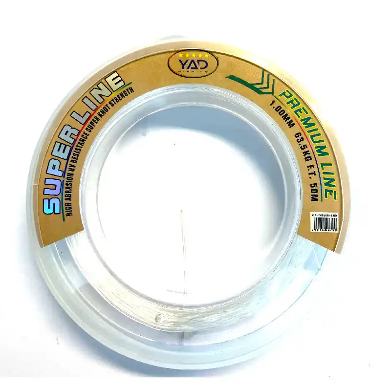 YAD SUPERLINE Fluorocarbon, 50m Clear | Efterfrågad